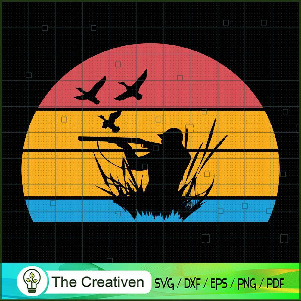 Vintage Duck Hunting SVG, Bird Hunting SVG, Duck Hunting SVG, Hunter SVG 1 13 copy 65