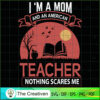 I'm A Mom And An American Te SVG Cut File for Cricut