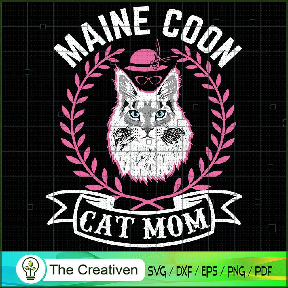 Maine Coon Cat Mom SVG, Mommy SVG, Mother SVG 1 83 copy 8