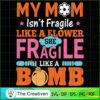 My Mom Isn't Fragile Like A SVG Cut File for Cricut 2 23 copy 56