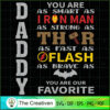 Daddy You Are As Smart As Iron Man Quote SVG, Daddy SVG, Father SVG 3 40 copy 35