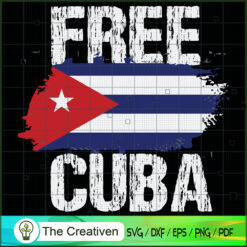 Free Cuba Viva Cuba Libre Pa SVG Cut File for Cricut