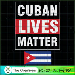 Cuba Flag Cuban Lives Matter SVG, Cuba Flag SVG, Cuba Patria SVG