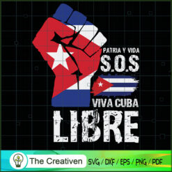 Viva Cuba Libre, Cuba Flag SVG, Cuba Flag SVG, Cuba Patria SVG