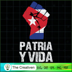 Patria Y Vida, Cuba Flag SVG, Cuba Flag SVG, Cuba Patria SVG