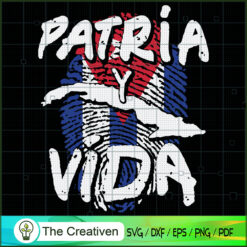 Patria Vida DNA SVG, Cuba Flag SVG, Cuba Patria SVG