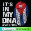 It's in My DNA SVG, Cuba Flag SVG, Cuba Patria SVG 2 1 7