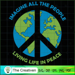 People Living Life In Peace SVG, Hippie SVG, Love Peace SVG