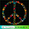 Peace Sign Symbol Love Hearts SVG, Hippie SVG, Love Peace SVG 2 21 copy 57
