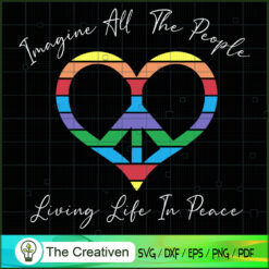 Peace Heart sign Hippie Living SVG, Hippie SVG, Love Peace SVG