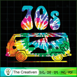 Kids COOL FUNKY 70s Hippie SVG Cut File for Cricut & Silhouette