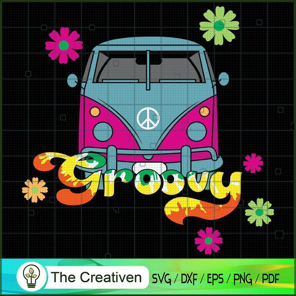 Hippie Van Retro Floral Bus SVG, Hippie SVG, Love Peace SVG 1 Hippie Van Retro Floral Bus SVG, Hippie SVG, Love Peace SVG