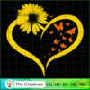 Butterflies Sunflowers Heart Hippie SVG, Hippie SVG, Love Peace SVG 2 3 copy 66
