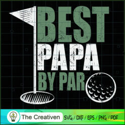 Best Papa by Par SVG Cut File for Cricut & Silhouette Design 19361
