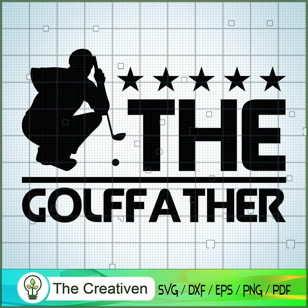 The Golffather Golf Dad SVG Cut File for Cricut & Silhouette 1 The Golffather Golf Dad SVG Cut File for Cricut & Silhouette