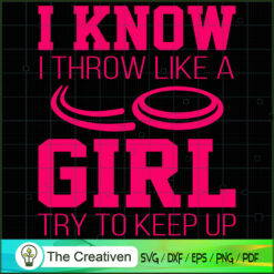 Disc Golf Girl Funny Disc Golfing SVG Cut File for Cricut & Silhouette