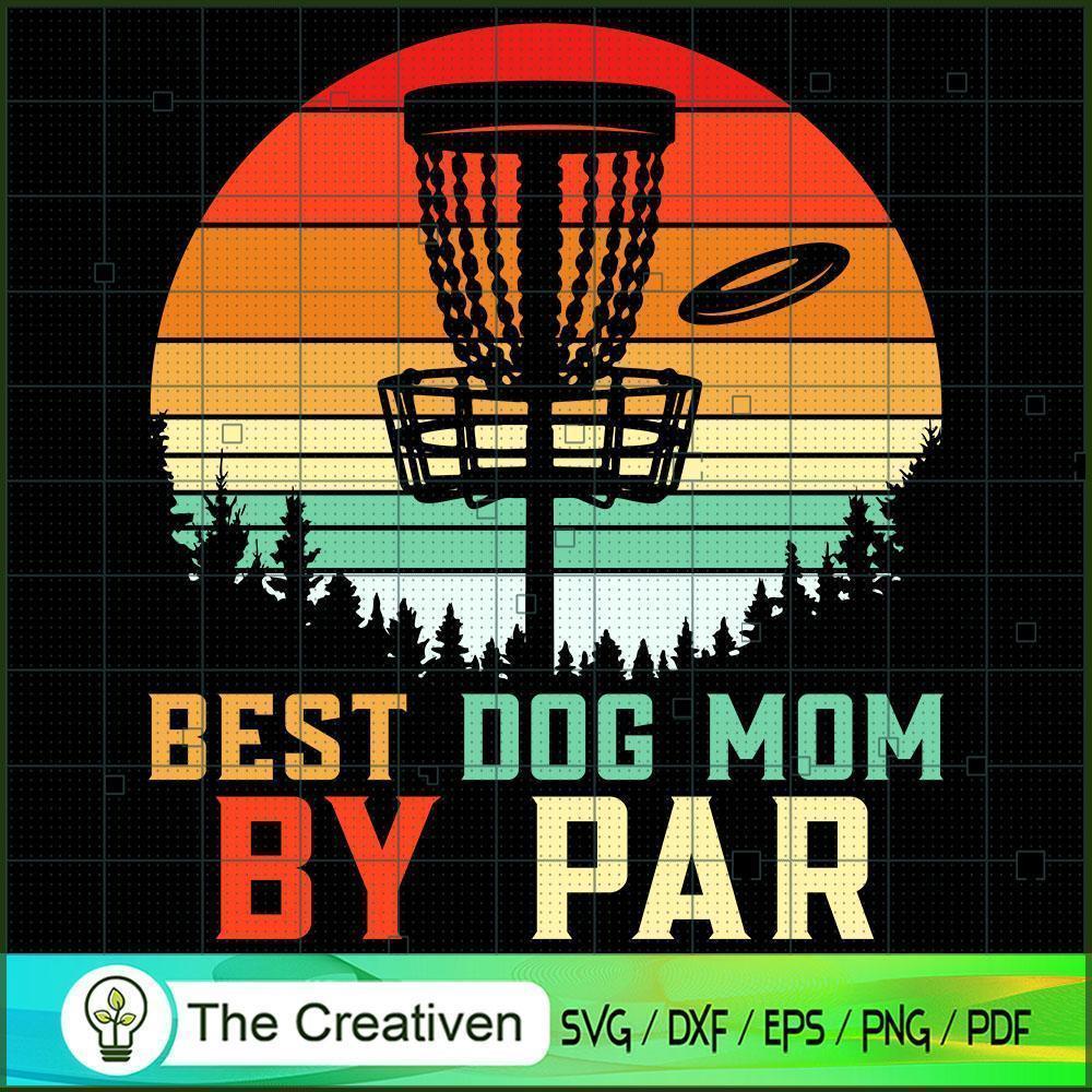 Retro Dog Mom Disc Golf Fan SVG Cut File for Cricut & Silhouette 1 Retro Dog Mom Disc Golf Fan SVG Cut File for Cricut & Silhouette
