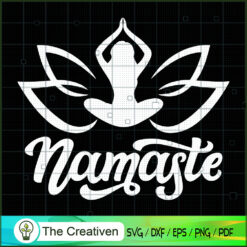 Yoga Namaste SVG, Yoga SVG, Meditation SVG