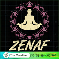 Yoga Zenaf SVG, Yoga SVG, Meditation SVG