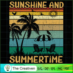Sunshine And Summertime SVG, Yoga SVG, Meditation SVG