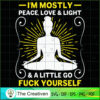I'm Mostly Peace SVG Cut File for Cricut & Silhouette Design 19107 3 11 copy 60