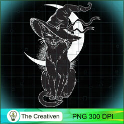 Cat Witches  PNG, Halloween PNG, Horror PNG