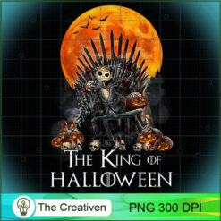The King Of Halloween Jack Skellington PNG, Halloween PNG, Horror PNG