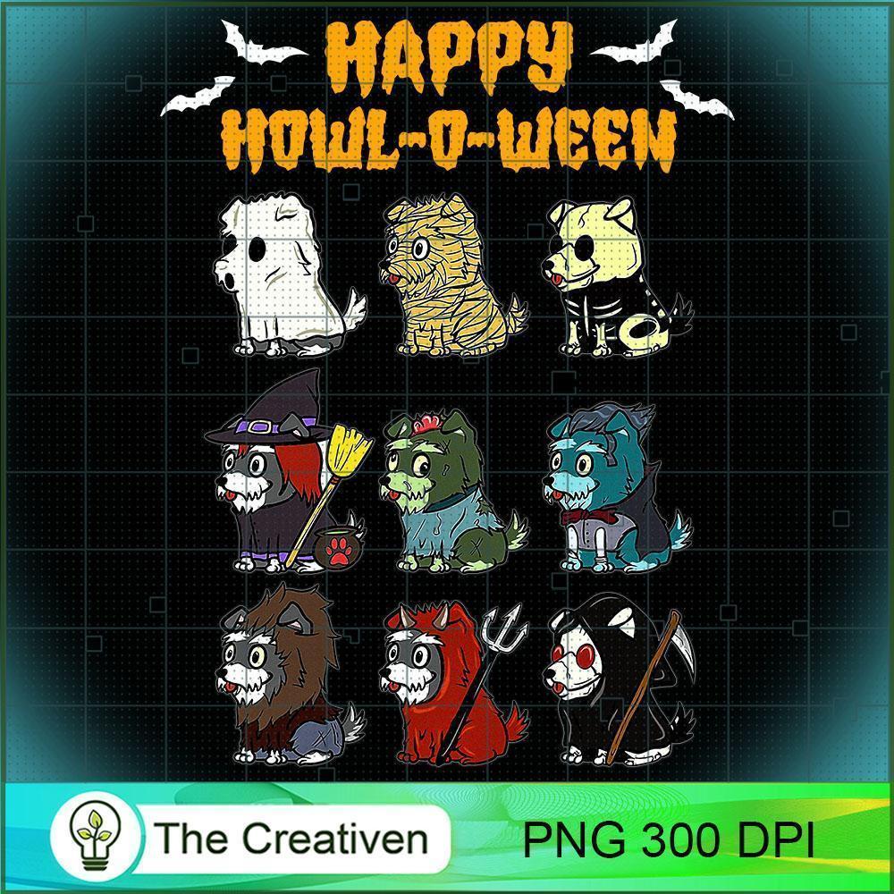 Happy Howl-o-ween Dog PNG, Dog PNG, Halloween PNG, Horror PNG 1 137 copy 4