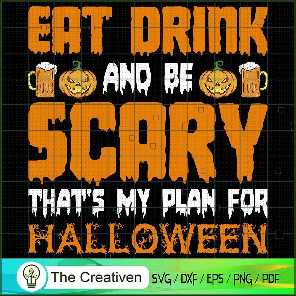 Eat Drink and Be Scary Halloween SVG Cut File for Cricut & Silhouette 1 Eat Drink and Be Scary Halloween SVG Cut File for Cricut & Silhouette