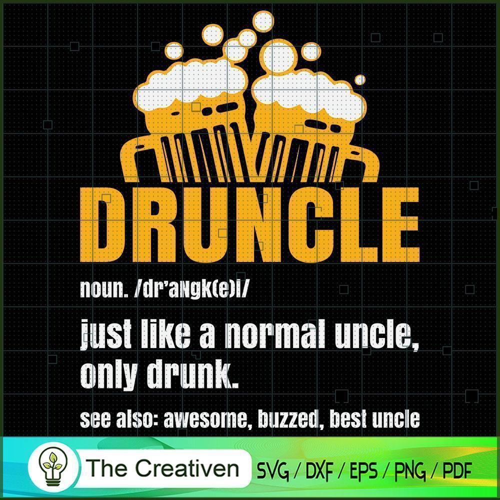 Druncle Definition Drunk Bee SVG Cut File for Cricut 1 Druncle Definition Drunk Bee SVG Cut File for Cricut