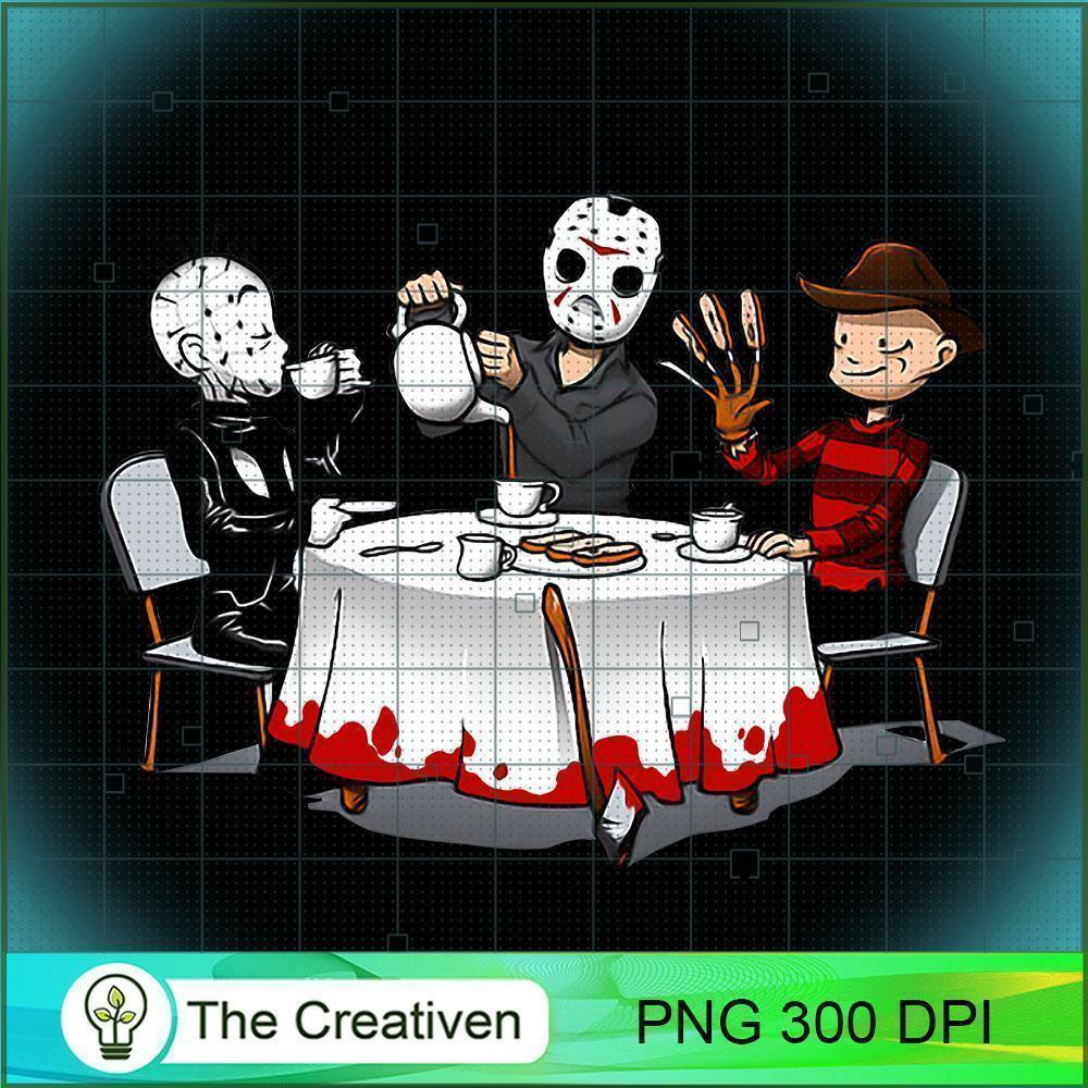 Jason Voorhees And Friends Drink Tea PNG, Jason Voorhees PNG, Trending PNG 1 92 copy 7