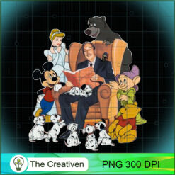 Walt Disney And Characters PNG, Disney PNG, Trending PNG