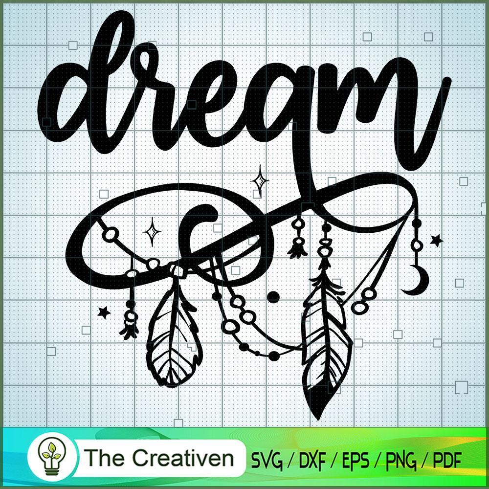 Dream Bohemian Mystic Quote SVG Cut File for Cricut & Silhouette 1 Dream Bohemian Mystic Quote SVG Cut File for Cricut & Silhouette