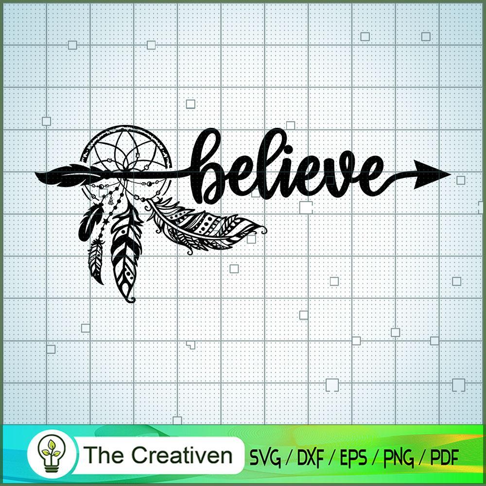 Believe Bohemian Mystic Quote SVG Cut File for Cricut & Silhouette 1 Believe Bohemian Mystic Quote SVG Cut File for Cricut & Silhouette