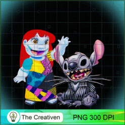 Lilo And Stitch Skellington PNG, Halloween PNG, Horror PNG