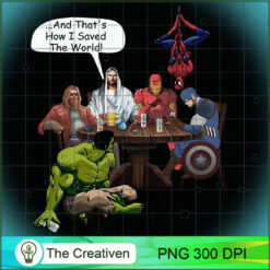 Marvel And Jesus PNG, Halloween PNG, Horror PNG