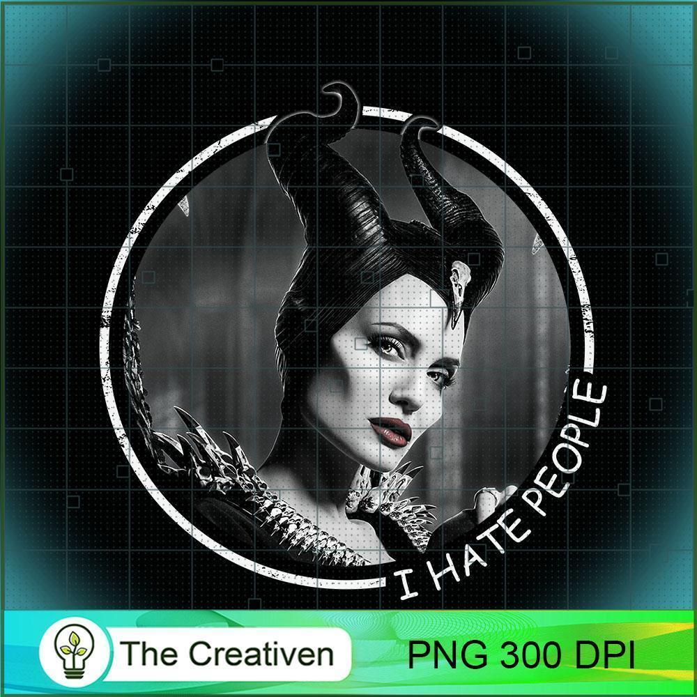 Maleficent I Hate People PNG, Halloween PNG, Horror PNG 1 Maleficent I Hate People PNG, Halloween PNG, Horror PNG