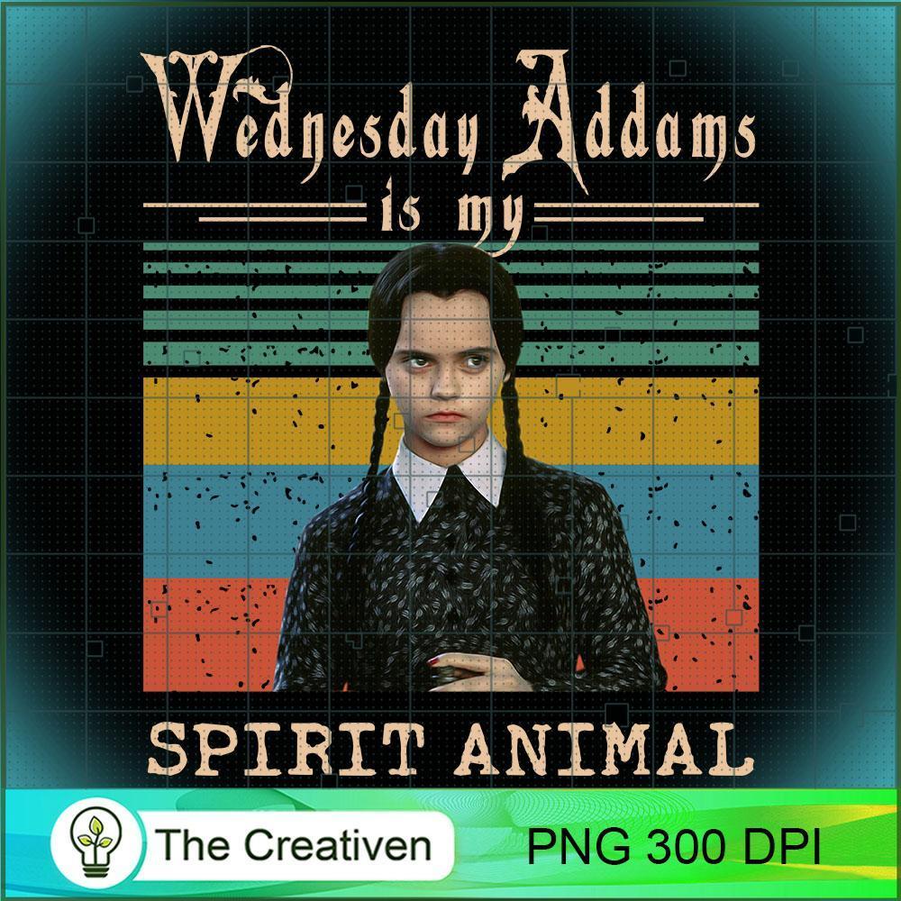 Wednesday Addams is my Spirit Animal PNG, Halloween PNG, Horror PNG 1 Wednesday Addams is my Spirit Animal PNG, Halloween PNG, Horror PNG
