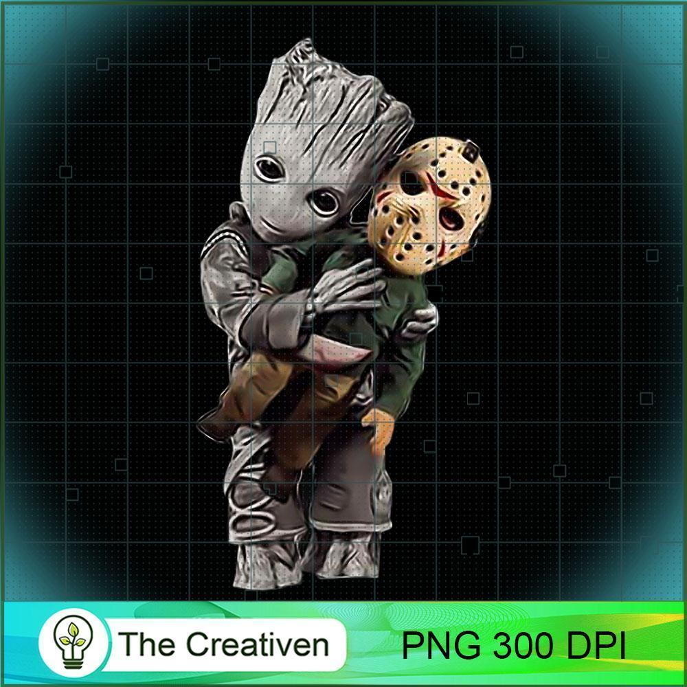Groot and Jason Voorhees PNG, Halloween PNG, Horror PNG 1 Groot and Jason Voorhees PNG, Halloween PNG, Horror PNG