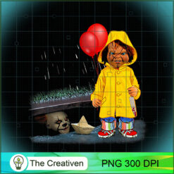 Pennywise and Chucky  PNG , Movie PNG, Horror PNG