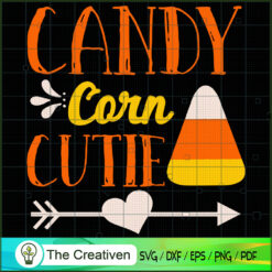Candy Corn Cutie Halloween  SVG, Candy Corn SVG, Halloween SVG