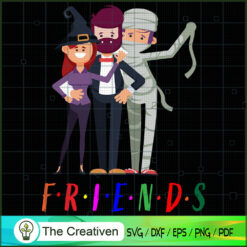 Friends Halloween SVG Cut File for Cricut & Silhouette Design 18169