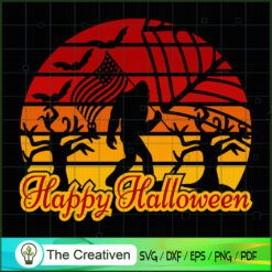 Happy Halloween Bigfoot SVG, Bigfoot SVG, Halloween SVG