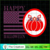 Happy Halloween Pumpkin Usa Flag SVG, Pumpkin SVG, Halloween SVG 2 5 copy 59