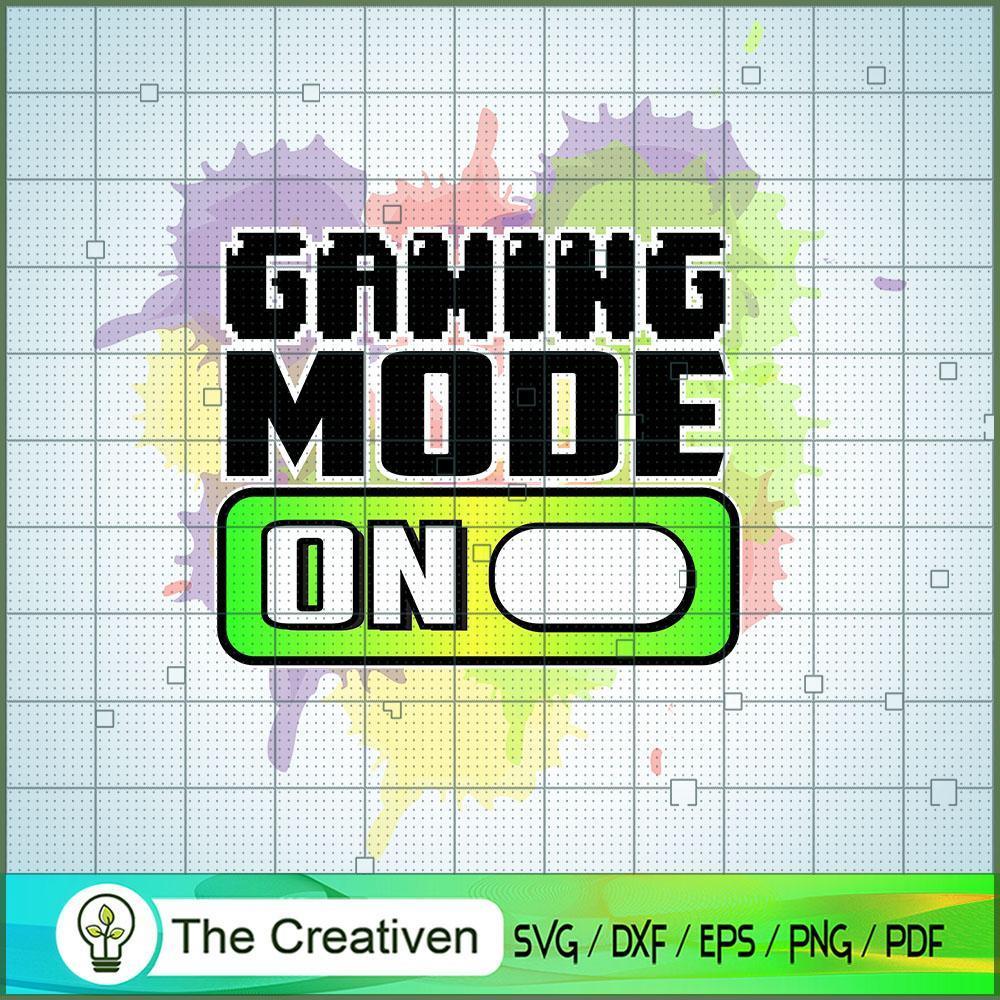 Gaming Mode on SVG Cut File for Cricut & Silhouette 1 Gaming Mode on SVG Cut File for Cricut & Silhouette