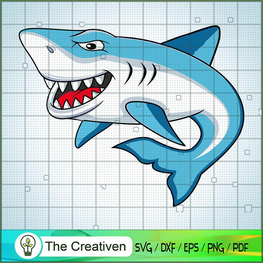Cute Blue Shark SVG, Shark SVG, Trending SVG 1 Cute Blue Shark SVG, Shark SVG, Trending SVG