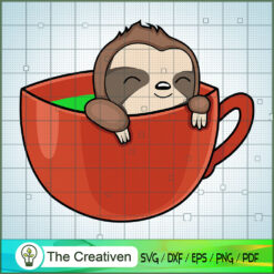 Sloffee Funny Sloth Coffee SVG, Sloth SVG, Trending SVG