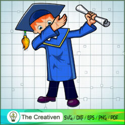 Dabbing Student Funny School SVG Cut File for Cricut