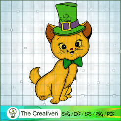 St Patrick's Day Cat SVG, Cat SVG, Trending SVG