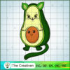 Avocato Avocado Cat SVG, Avocado Cat SVG, Trending SVG 3 47 copy 24